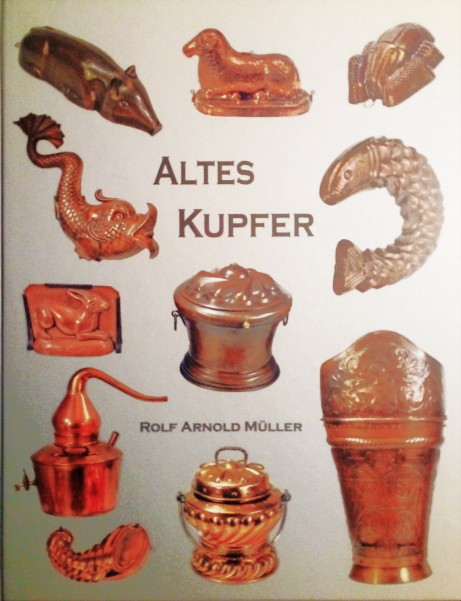 Rare Copper Cake Mold, 19th Century-photo-7