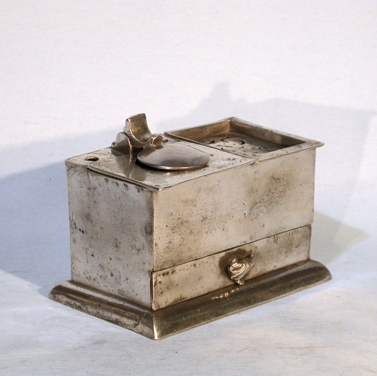 ECRITOIRE EN ETAIN - AMSTERDAM, XVIII ème s ème s-photo-3