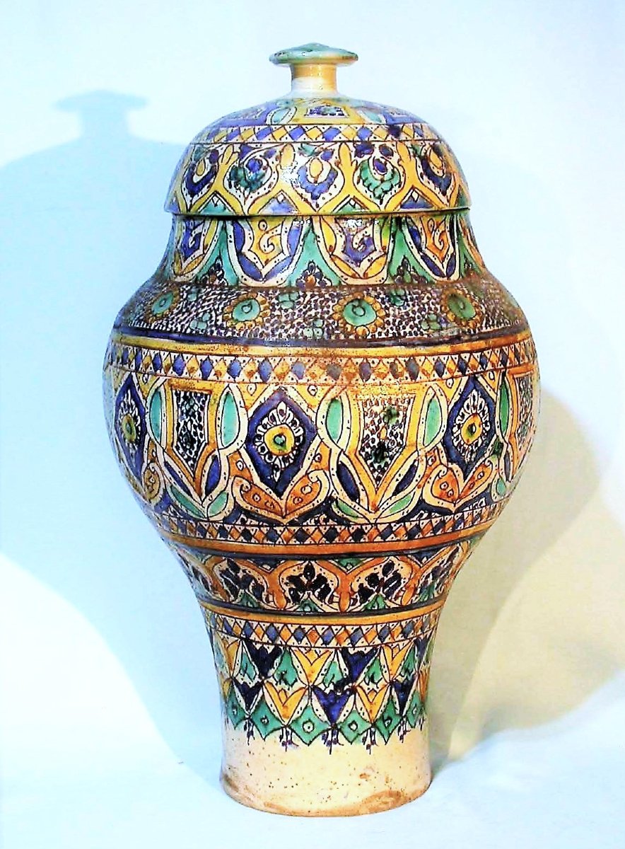 Earthenware Khabbya - Morocco, 19th Century-photo-2