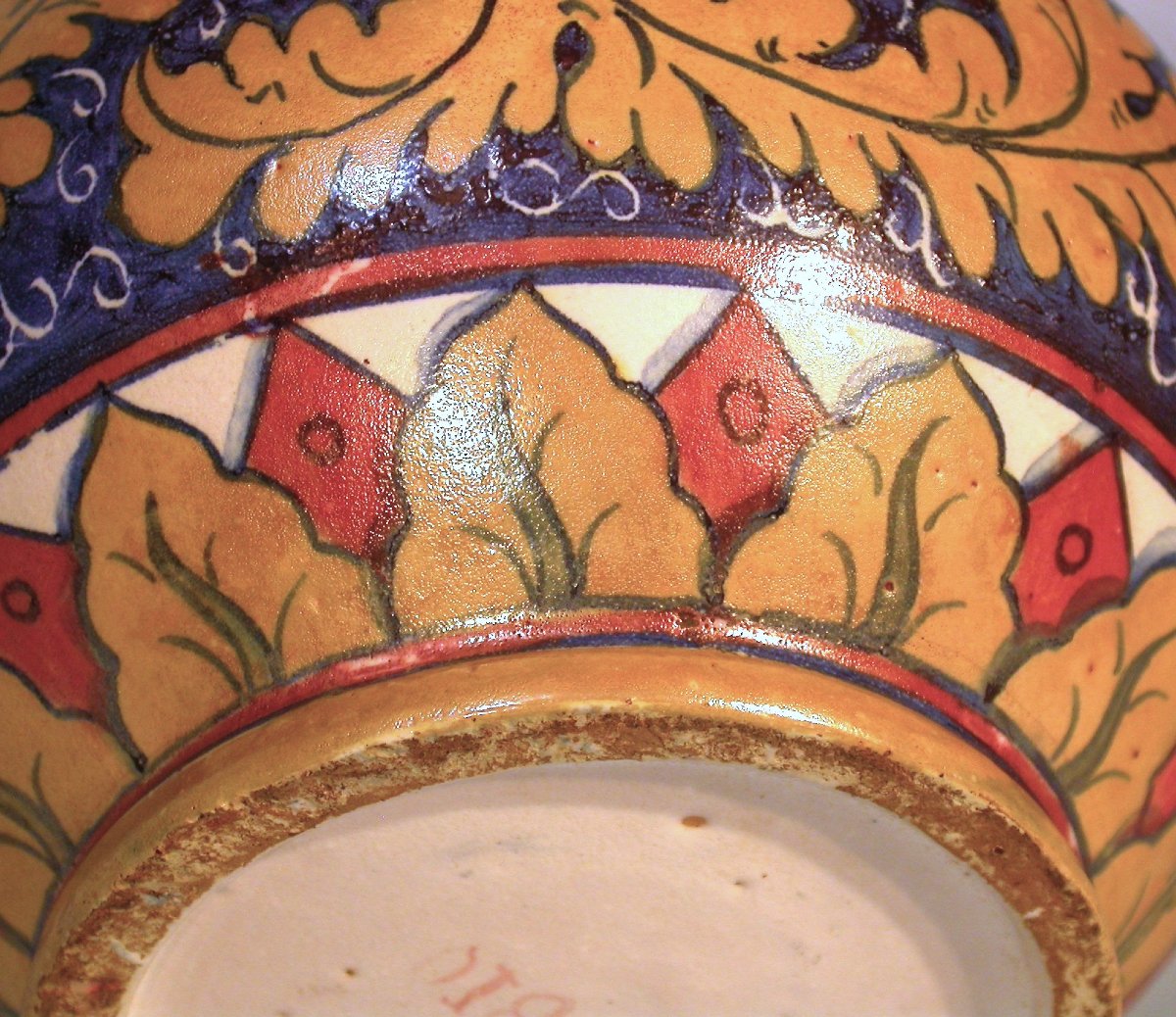Earthenware Pot - Gubbio, 17th Century-photo-3