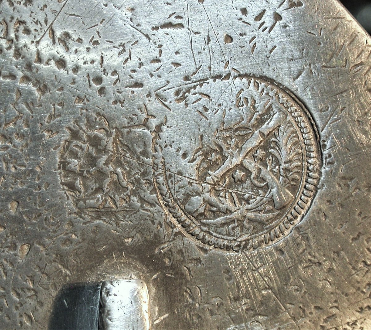 Pewter Wine Pitcher - Vevey, 18th Century-photo-3