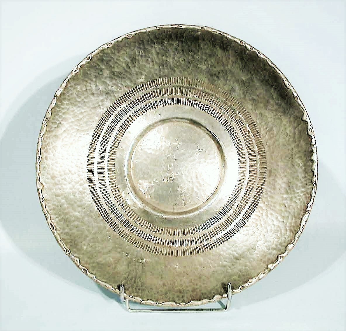 "art Deco" Pewter Bowl By Rene Delavan