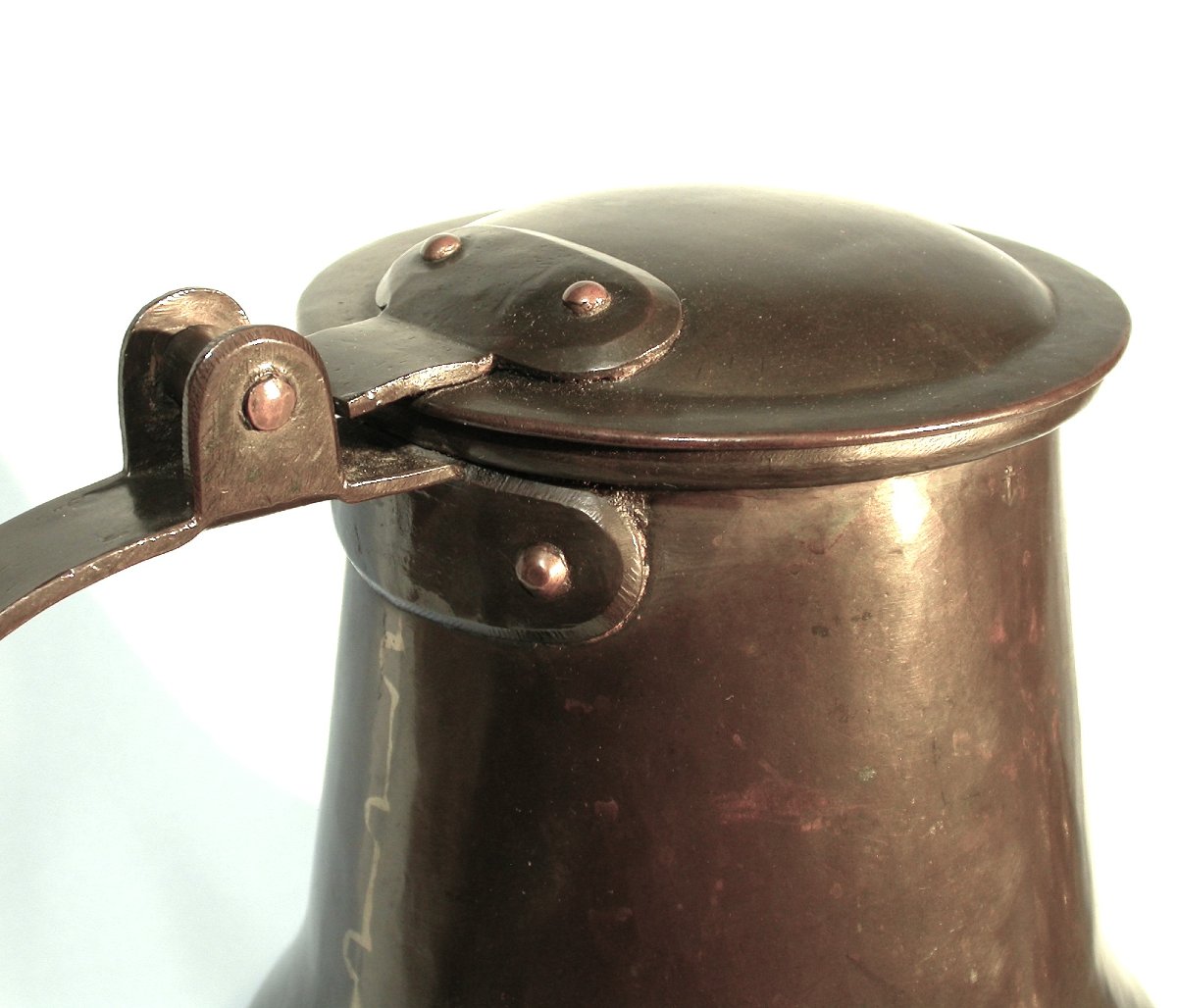 GRANDE CRUCHE EN CUIVRE -  FIN DU XVII ème s-photo-2