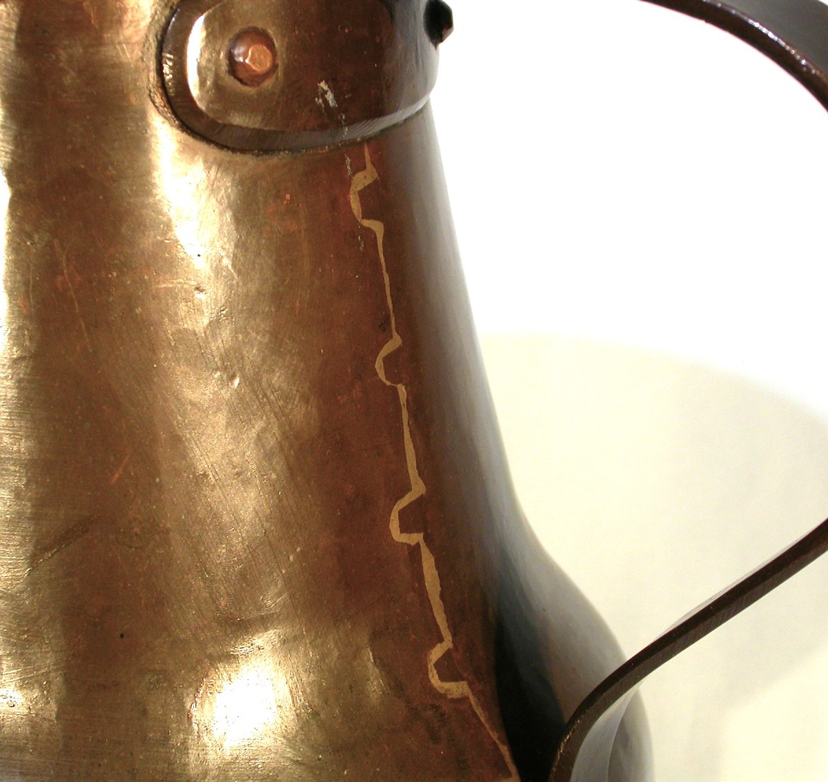 GRANDE CRUCHE EN CUIVRE -  FIN DU XVII ème s-photo-3