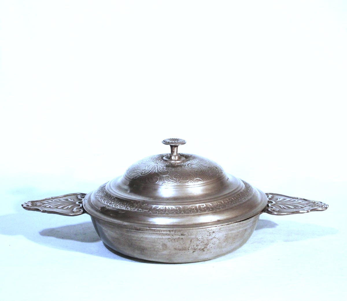 Pewter Bowl - Paris, End Of 18th C