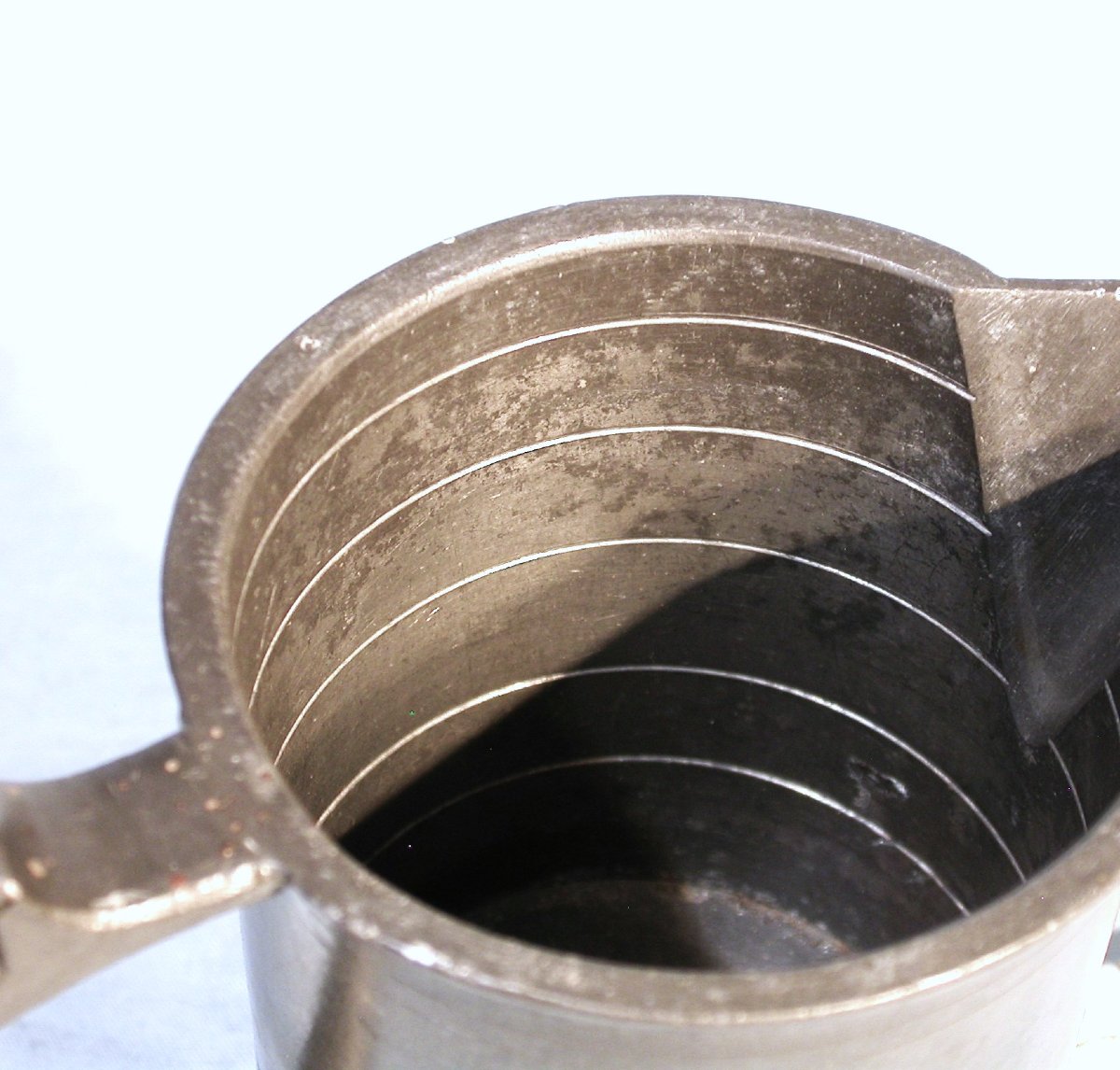 MEDECINE - MESURE À TISANE OU POTION EN ETAIN - XIX ème s-photo-3