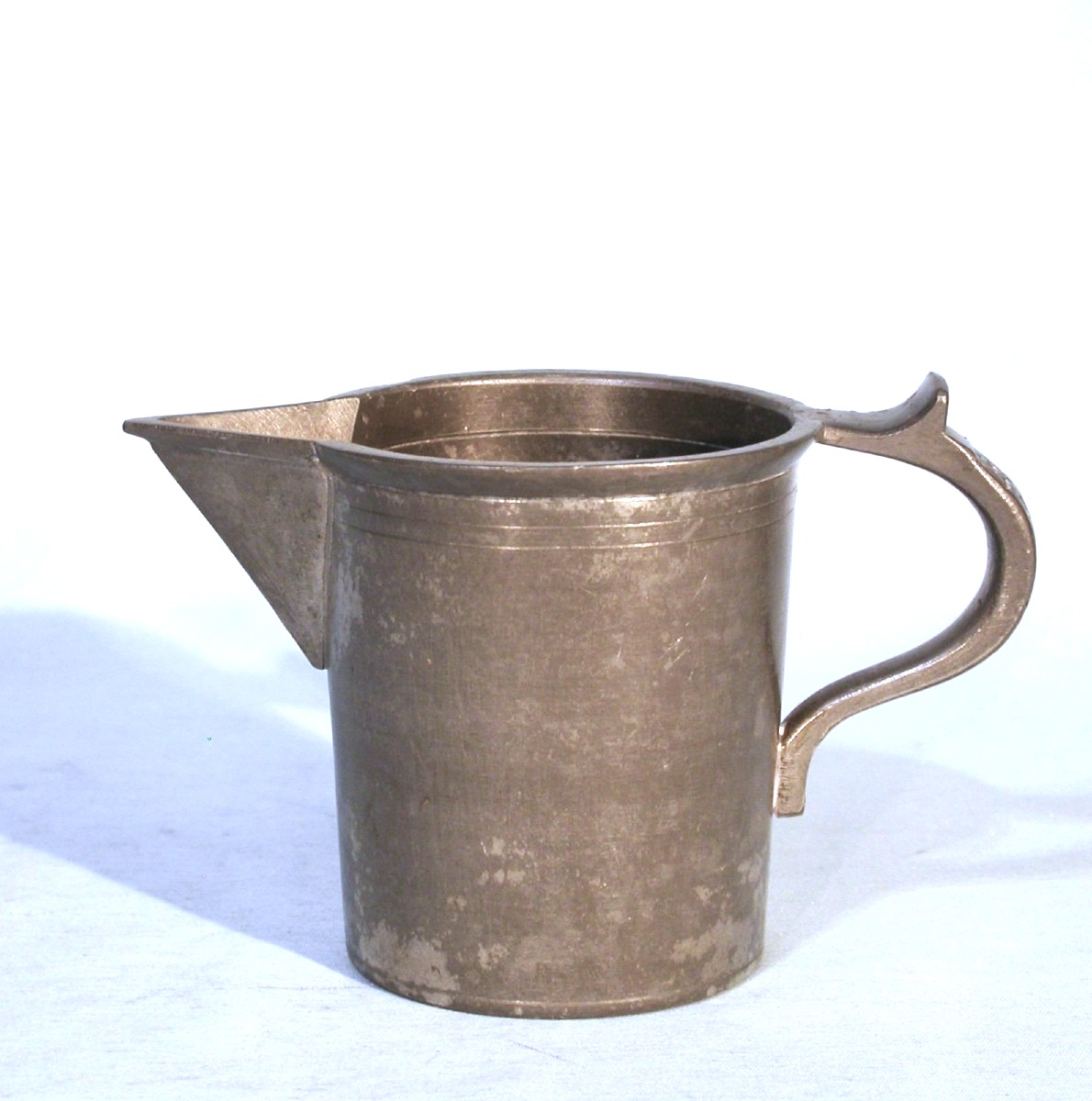 MEDECINE - MESURE À TISANE OU POTION EN ETAIN - XIX ème s