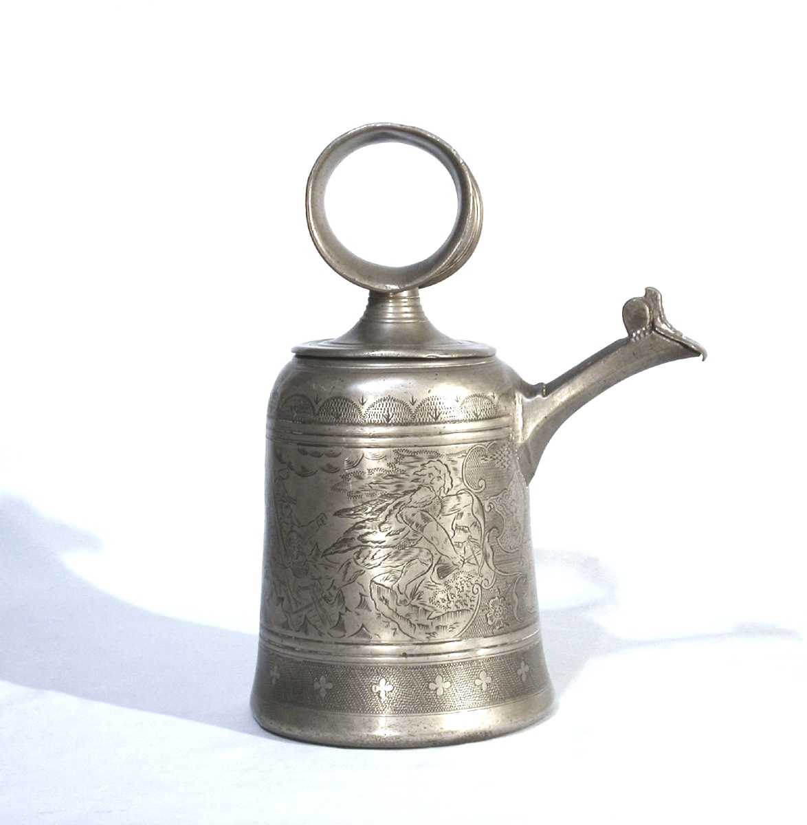 "glockenkanne" In Pewter - Lucerne (luzern), Circa 1700-photo-2