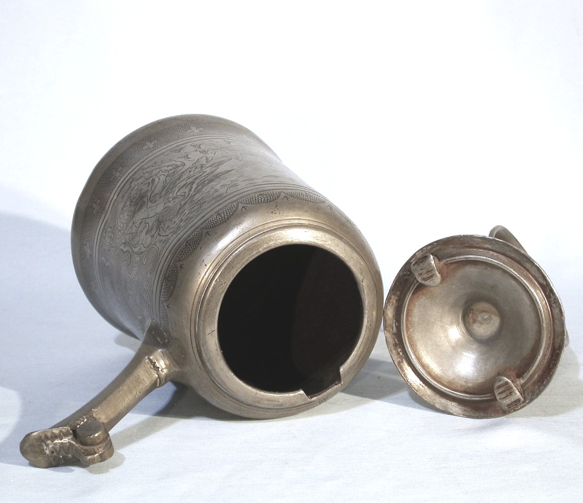 "glockenkanne" In Pewter - Lucerne (luzern), Circa 1700-photo-3