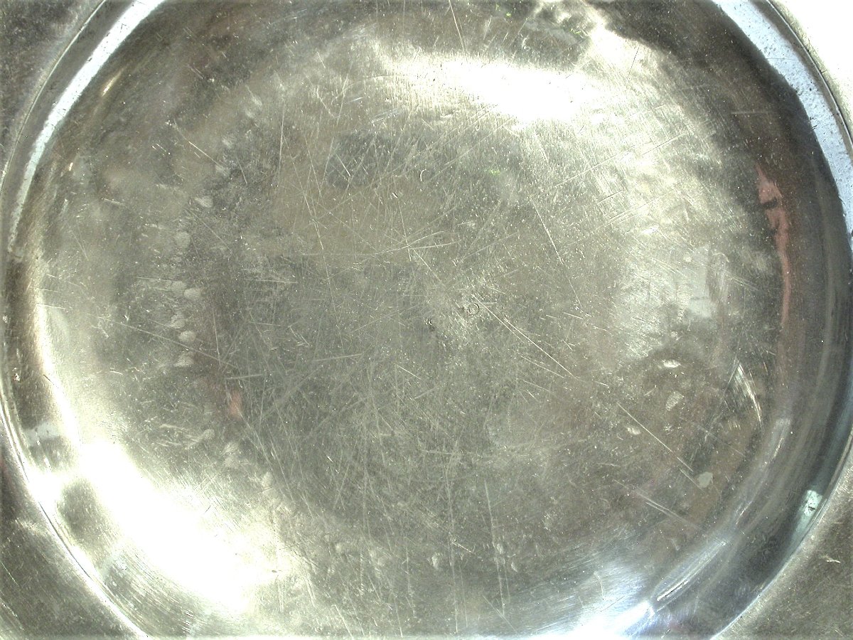 Pewter Dish - Germany, Mid 18th C.-photo-3