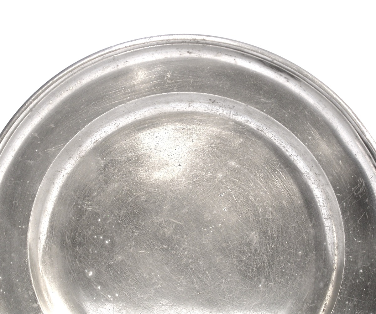 Pewter Plate - Frankfurt, 18th Century-photo-3