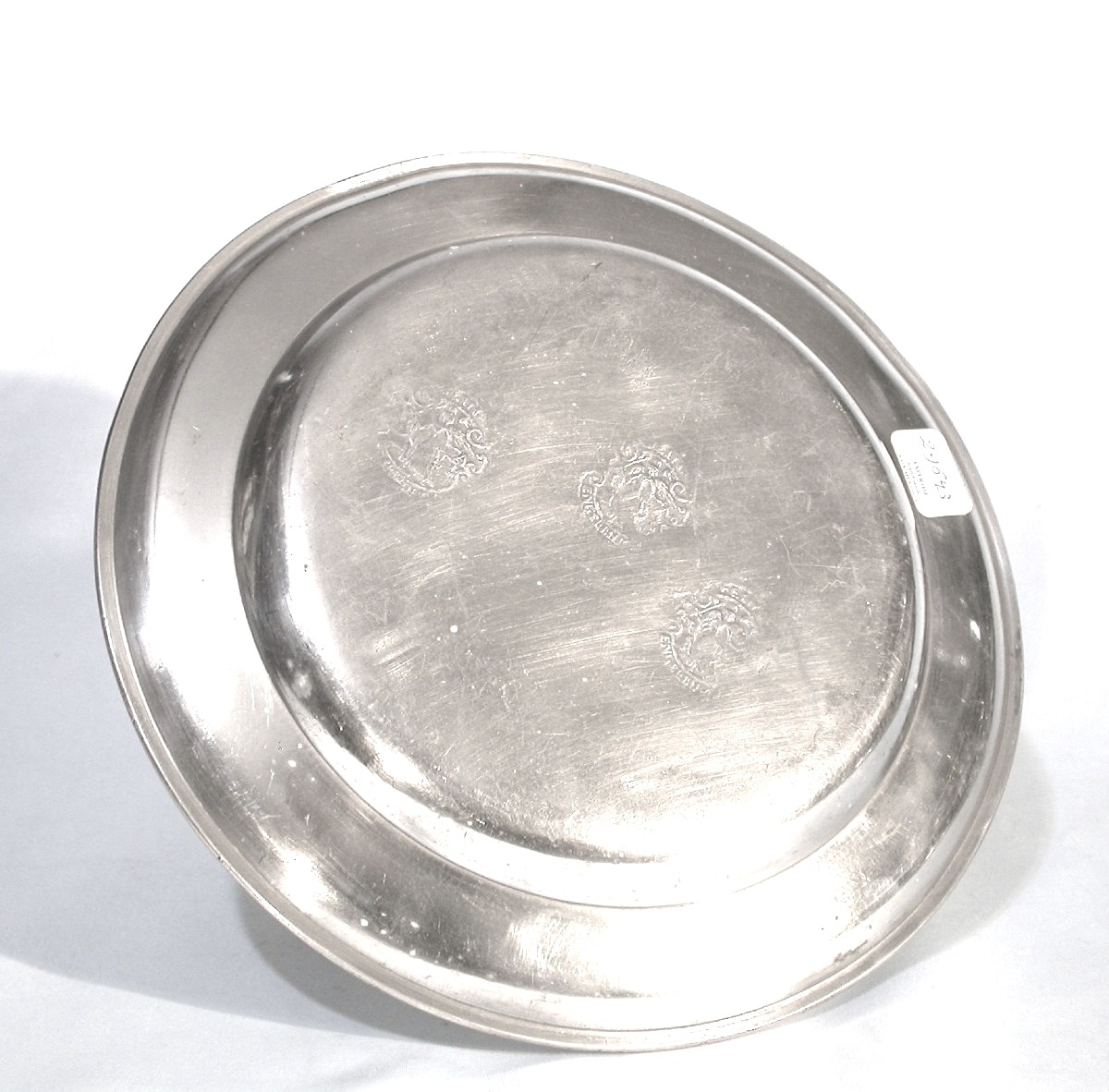 Pewter Plate - Frankfurt, 18th Century-photo-1