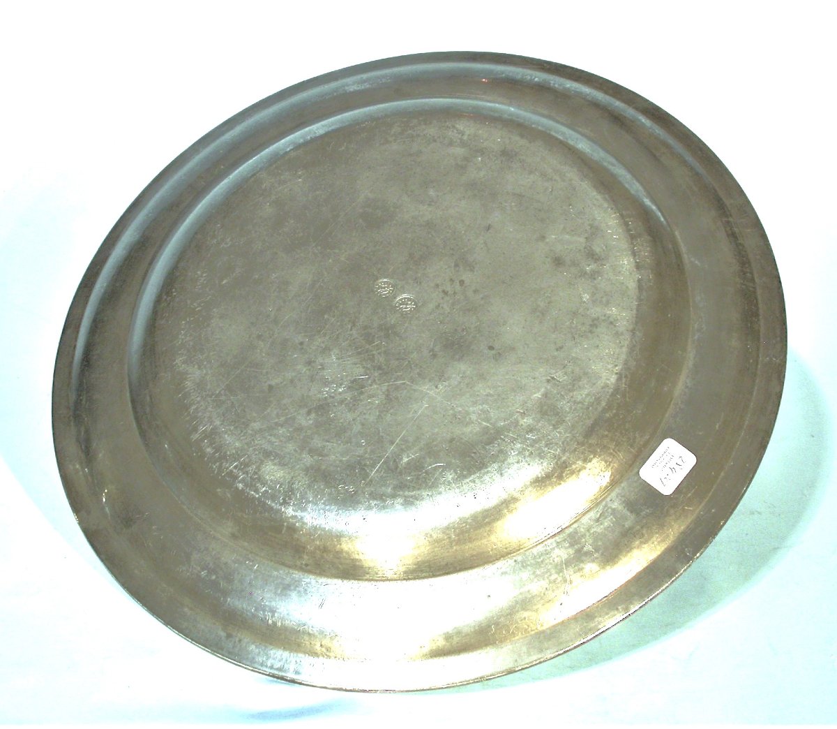 PLAT ARMORIE EN ETAIN - ANGERS, DEBUT DU XIX ème s-photo-1