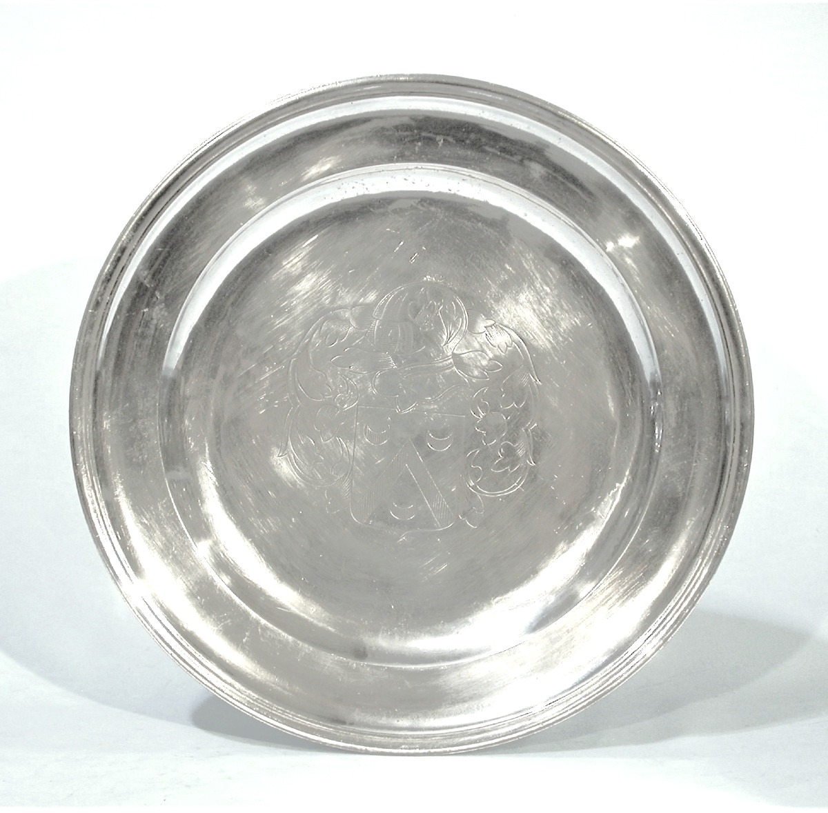 Armorie Plat In Pewter - Angers, Beginning Of XIX Th C.