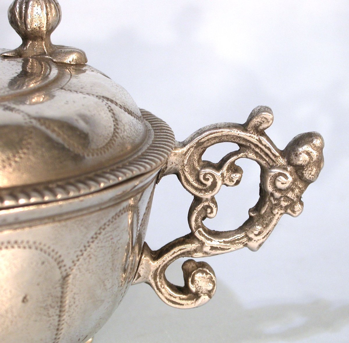 Pewter Bowl - Basel (switzerland), 18th Century-photo-3