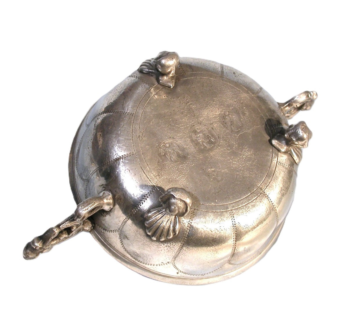 Pewter Bowl - Basel (switzerland), 18th Century-photo-4