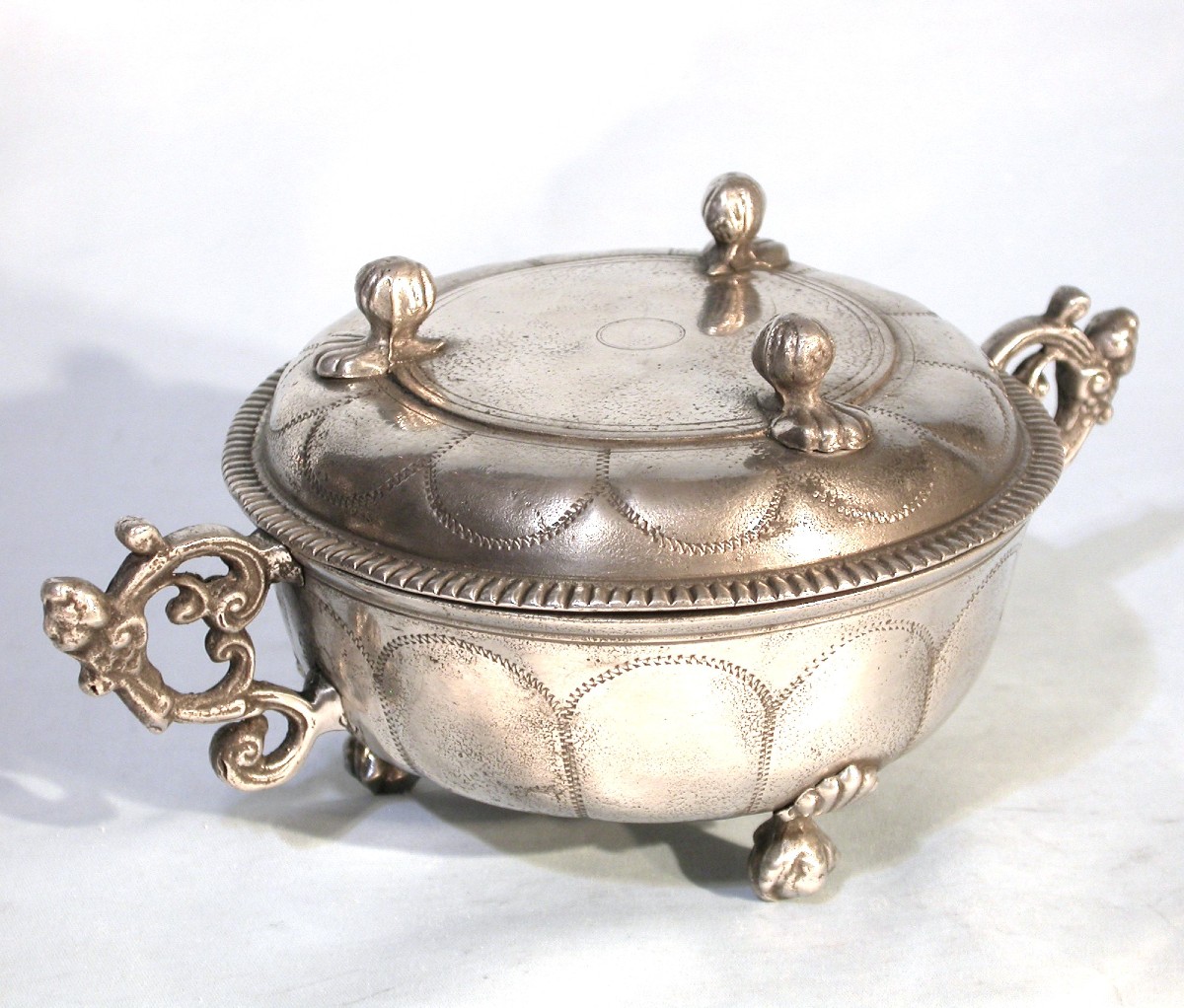 Pewter Bowl - Basel (switzerland), 18th Century