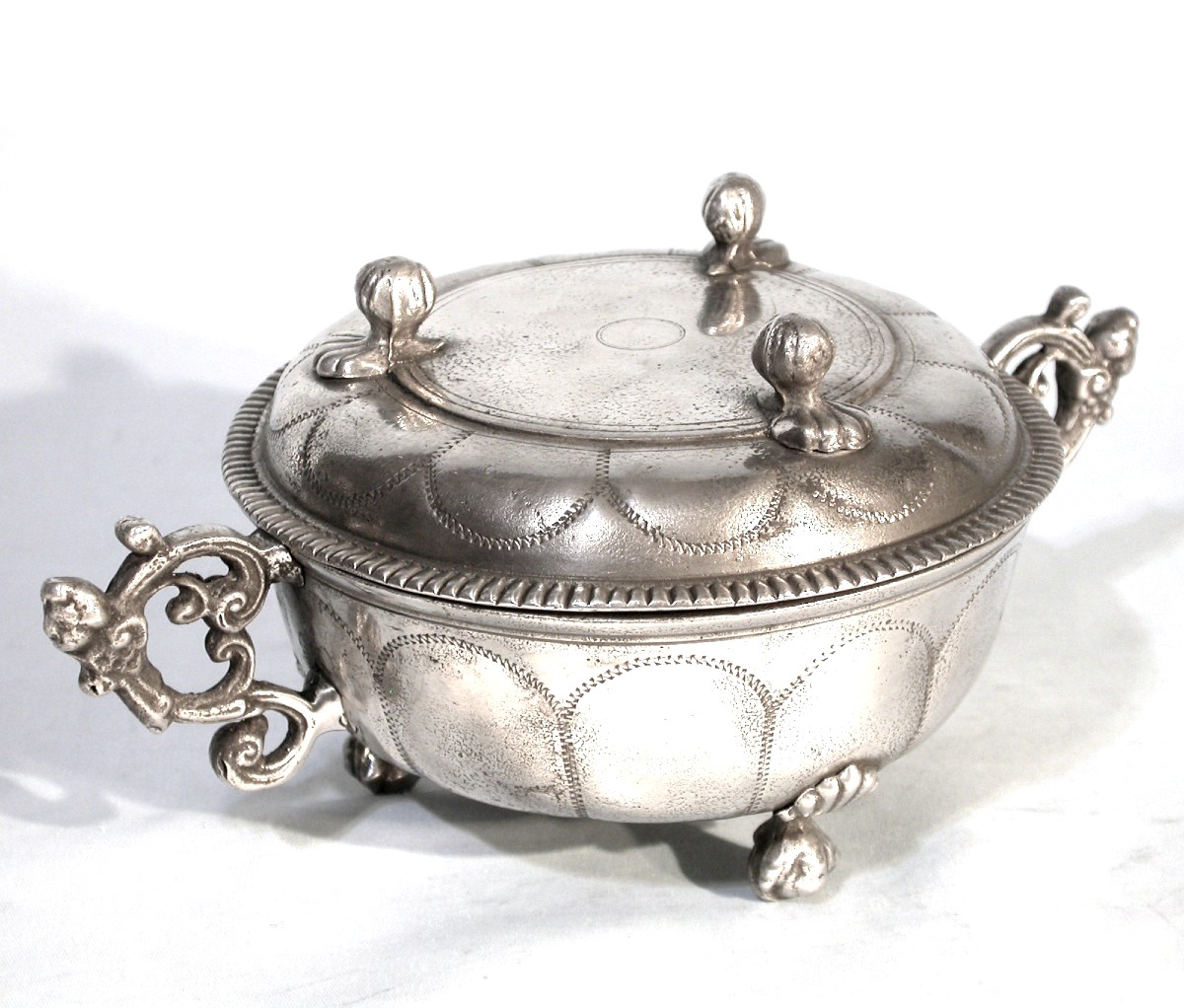 Pewter Bowl - Basel (switzerland), 18th Century