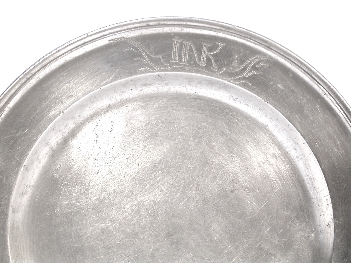 Pewter Dish - Cologne (köln, Koln, Coln) - 18th C-photo-2