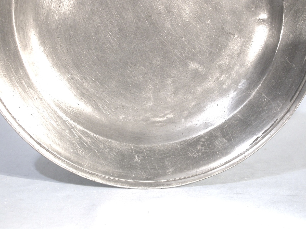 Pewter Dish - Cologne (köln, Koln, Coln) - 18th C-photo-3