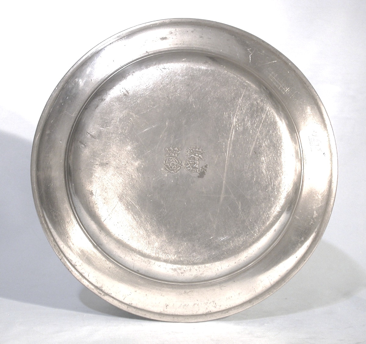 Pewter Dish - Cologne (köln, Koln, Coln) - 18th C-photo-1