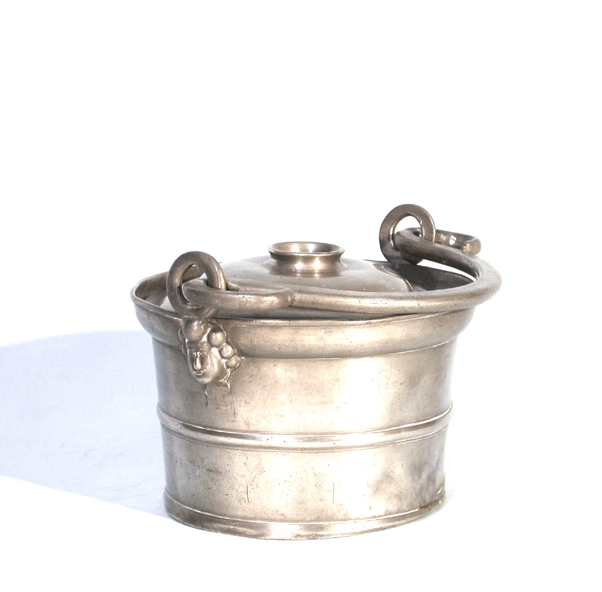 Small Dinner Stand In Pewter - Clamecy (bourgogne) - Mid 19th C