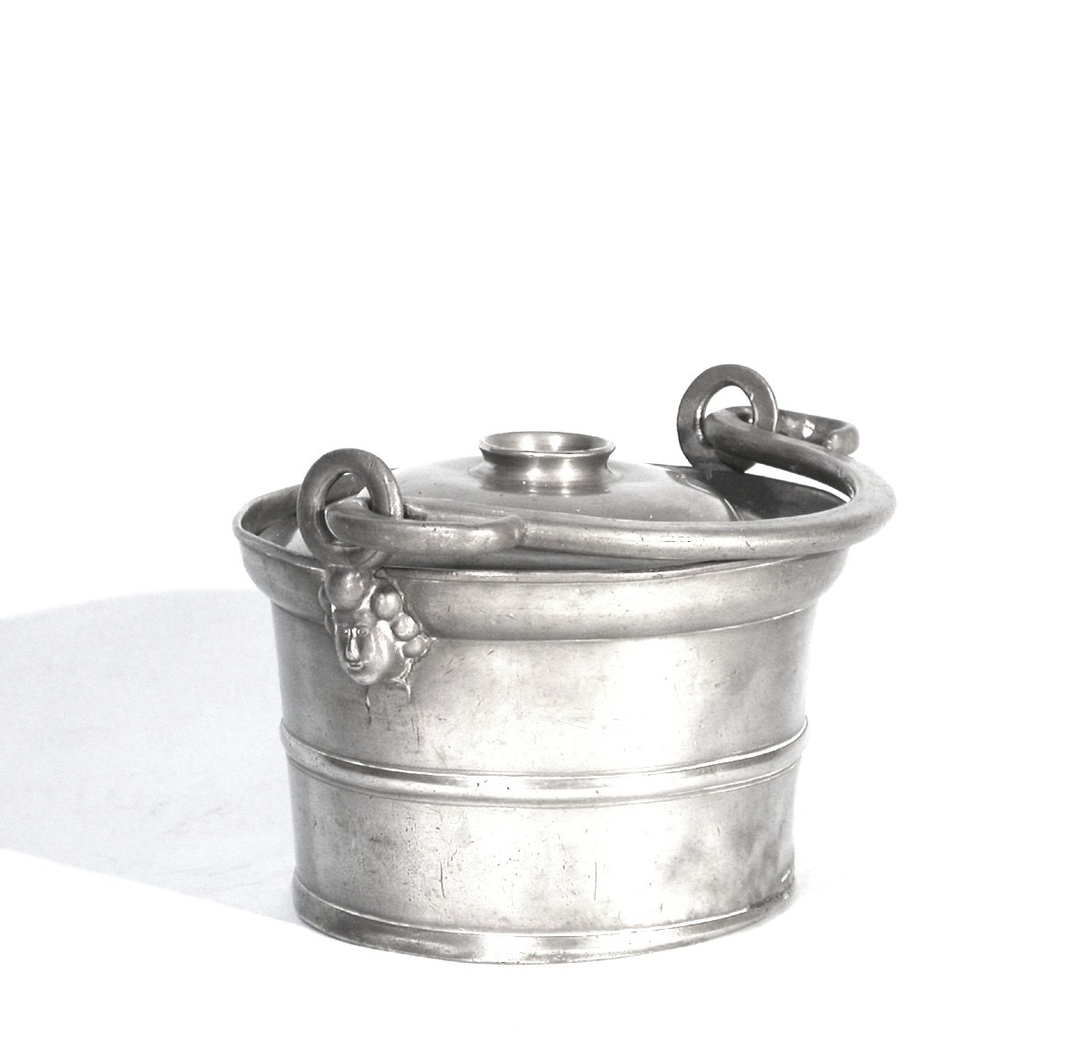 Small Dinner Stand In Pewter - Clamecy (bourgogne) - Mid 19th C