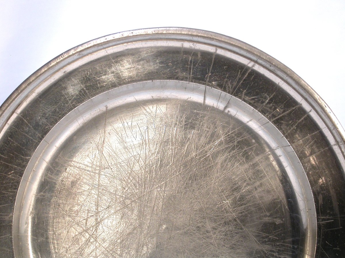 Pewter Plate - Northern Germany Or Netherlands - 18th Century-photo-3