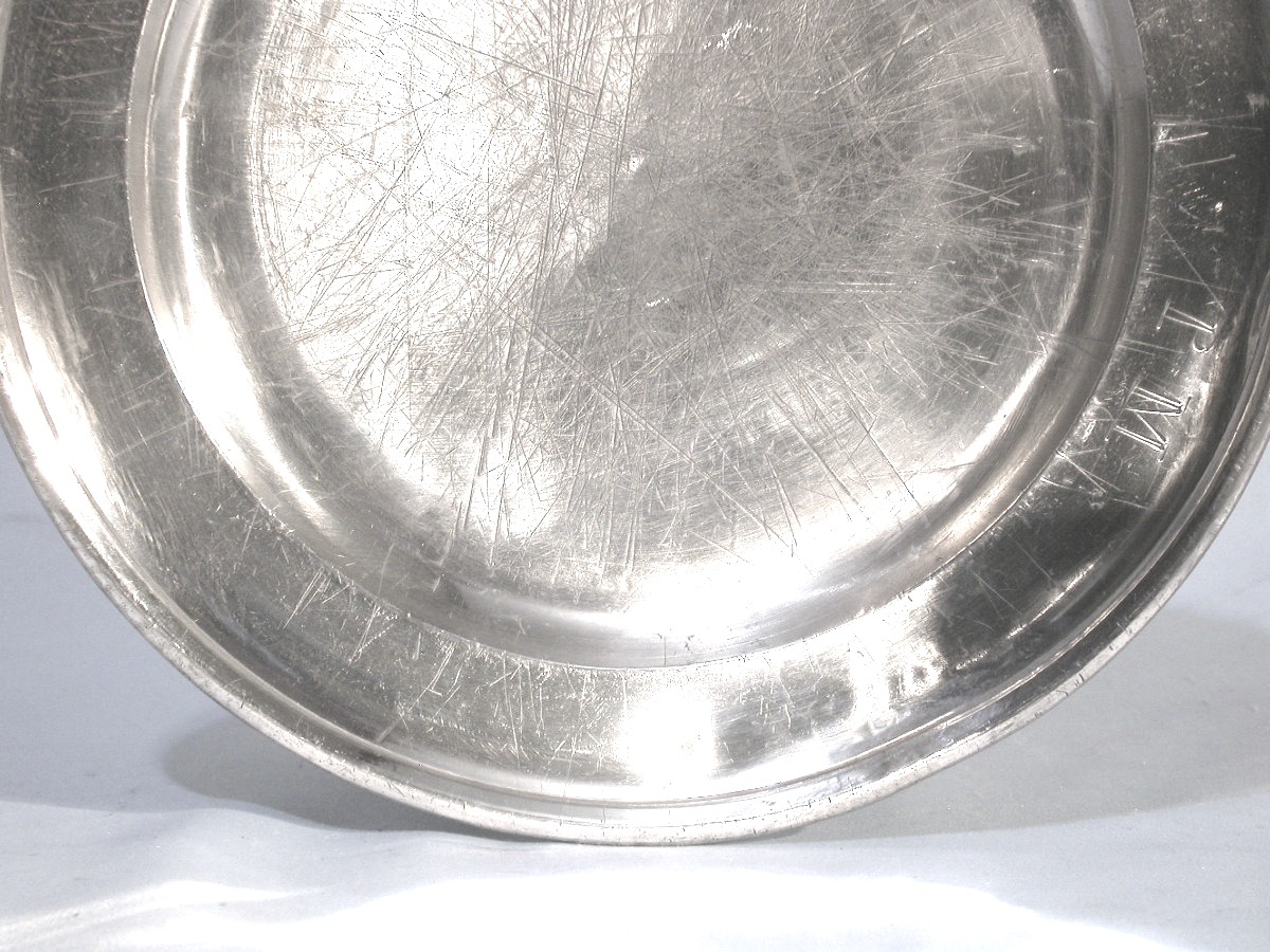 Pewter Plate - Northern Germany Or Netherlands - 18th Century-photo-4