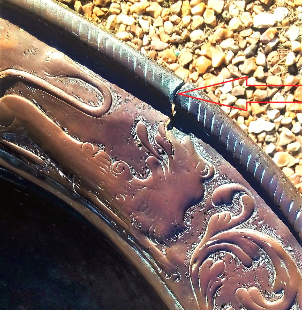 Large Copper Basin - Italy (?), 18th Century-photo-4