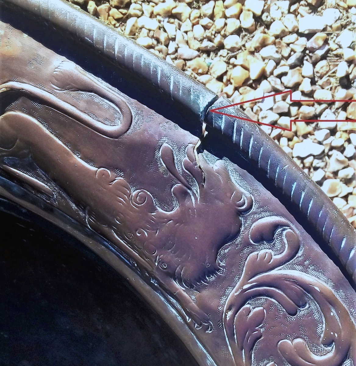 Large Copper Basin - Italy (?), 18th Century-photo-4