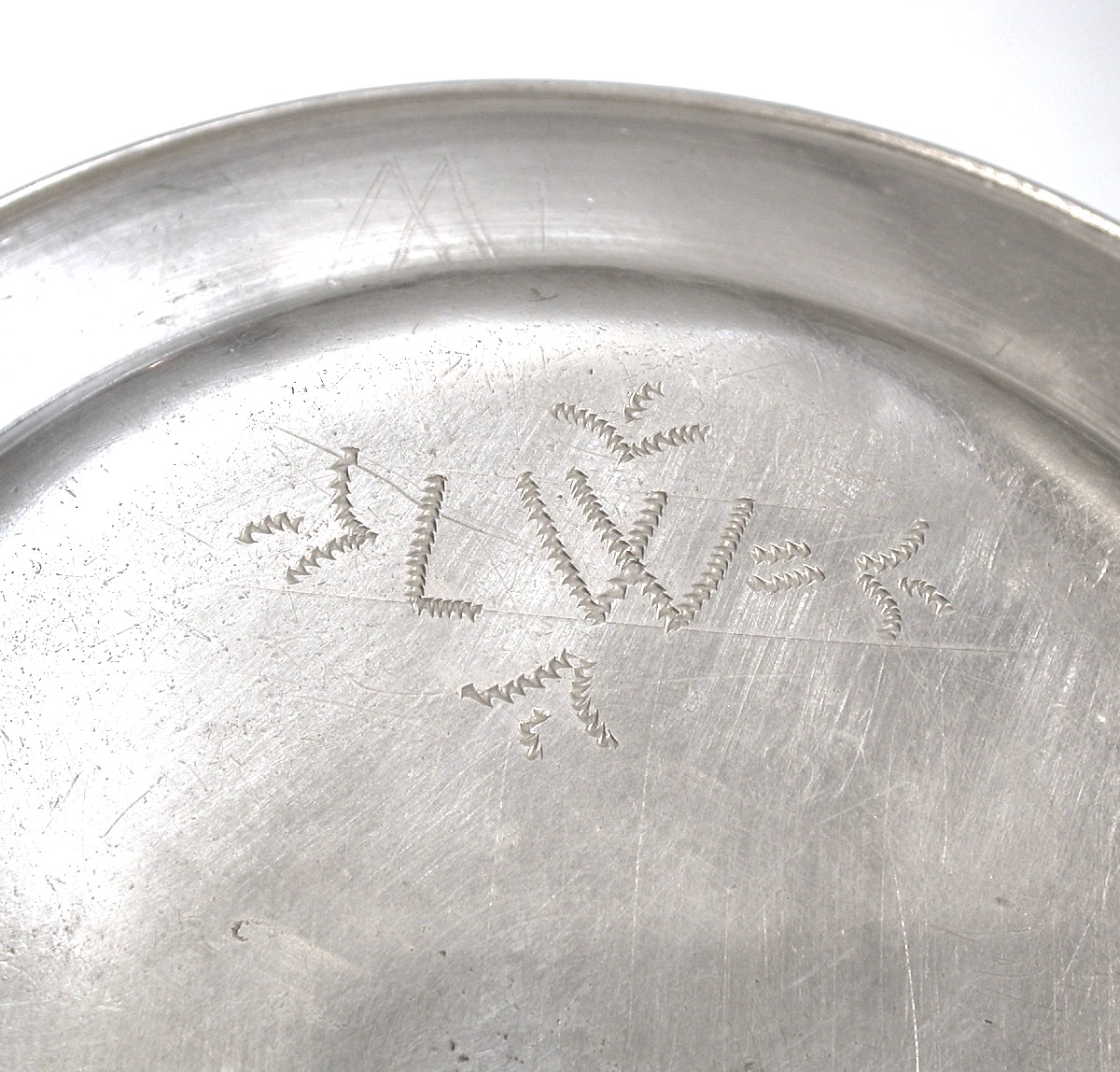 Pewter Plate - Northern Germany Or Netherlands, 18th C-photo-1