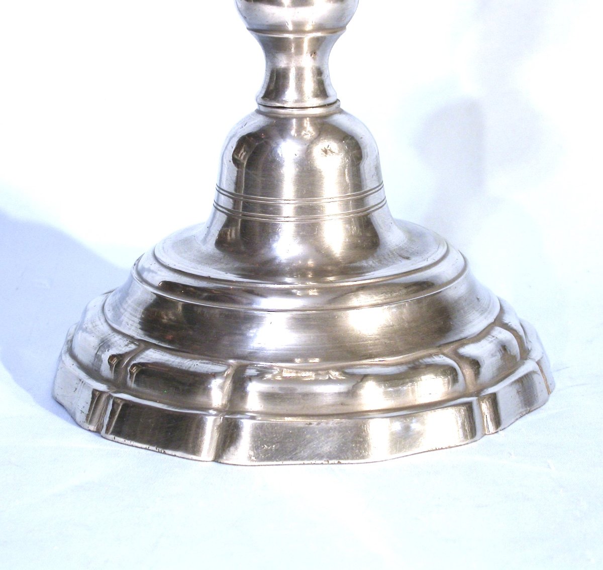 Pair Of Pewter Torches - Bordeaux (?), Circa 1800-photo-4