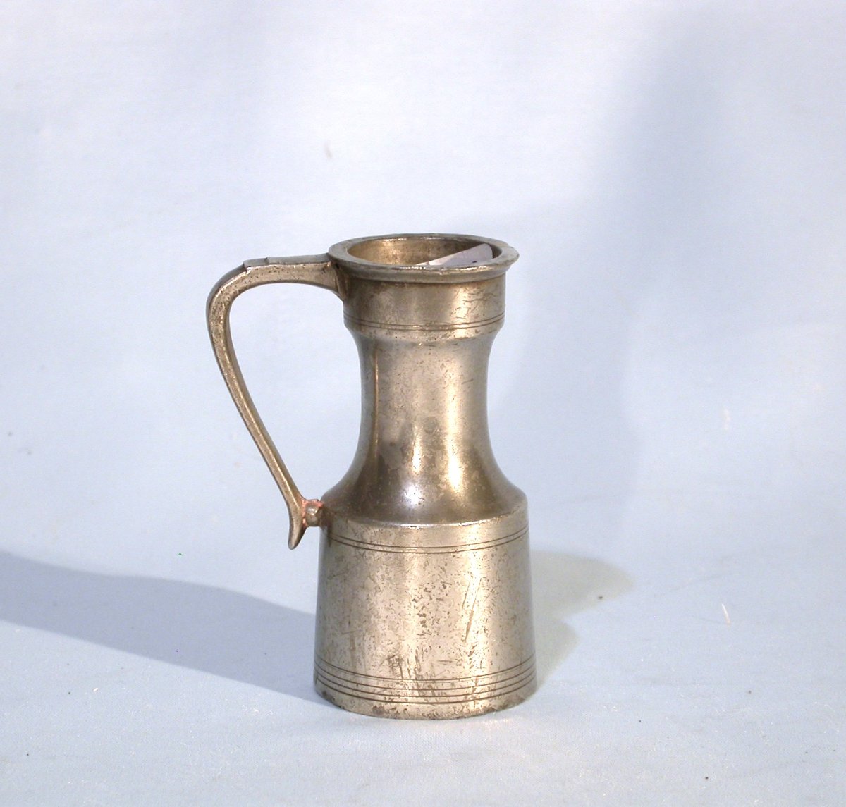 Pewter Alcohol Measuring Jug - Avallon (bourgogne), 18th Century-photo-2