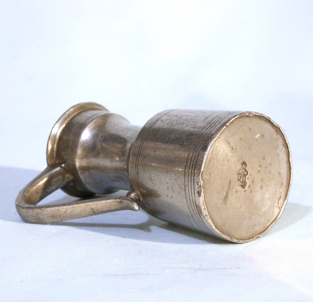 Pewter Alcohol Measuring Jug - Avallon (bourgogne), 18th Century-photo-1