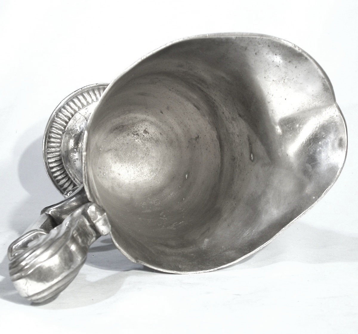 Pewter Ewer - Toulouse, 18th Century-photo-4