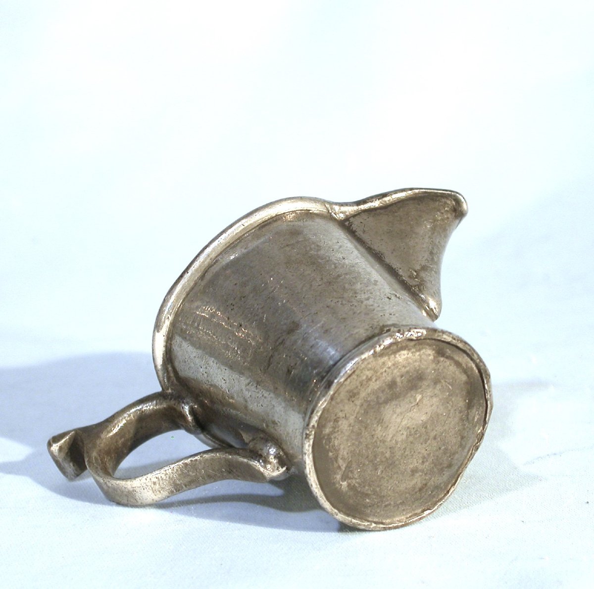 Medicine, Pharmacy - Minuscule Measuring Potion In Pewter - Alsace (?), Mid-19th C.-photo-1