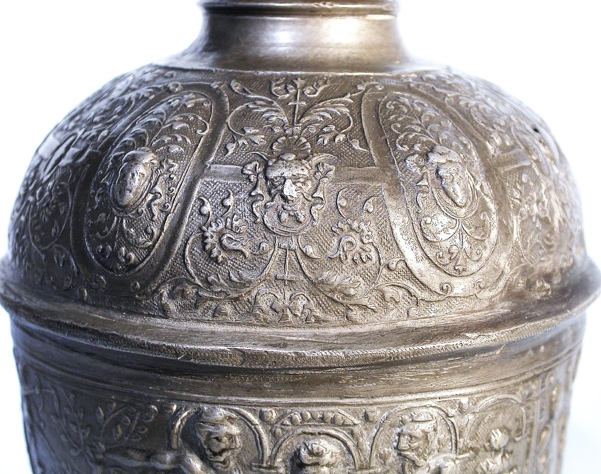 "suzanne" Pewter Ewer, Lyon Or Montbeliard, XVI Th C.-photo-1