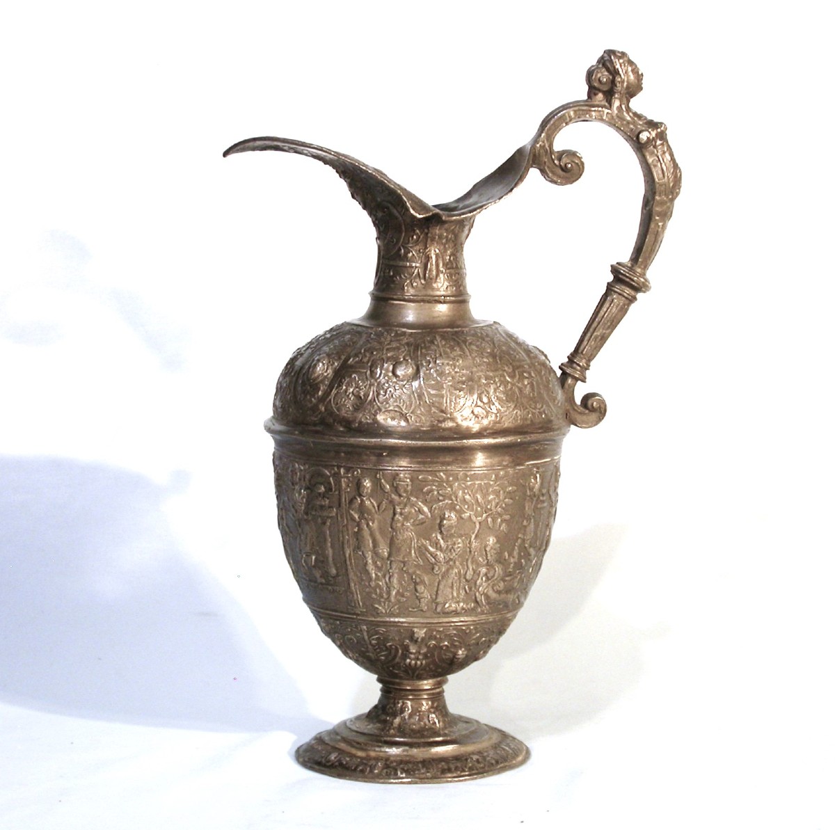 "suzanne" Pewter Ewer, Lyon Or Montbeliard, XVI Th C.