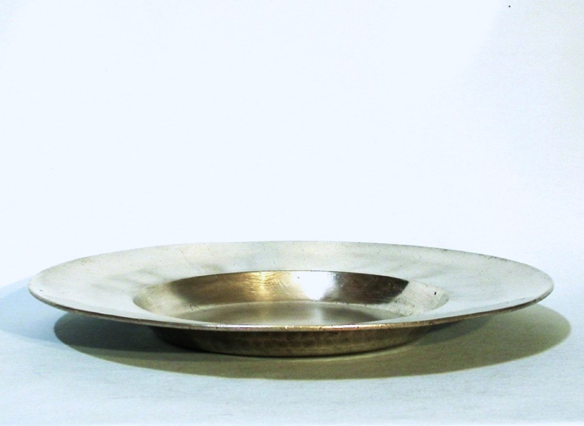 Pewter Dish - Lyon, XVII Th C.-photo-1