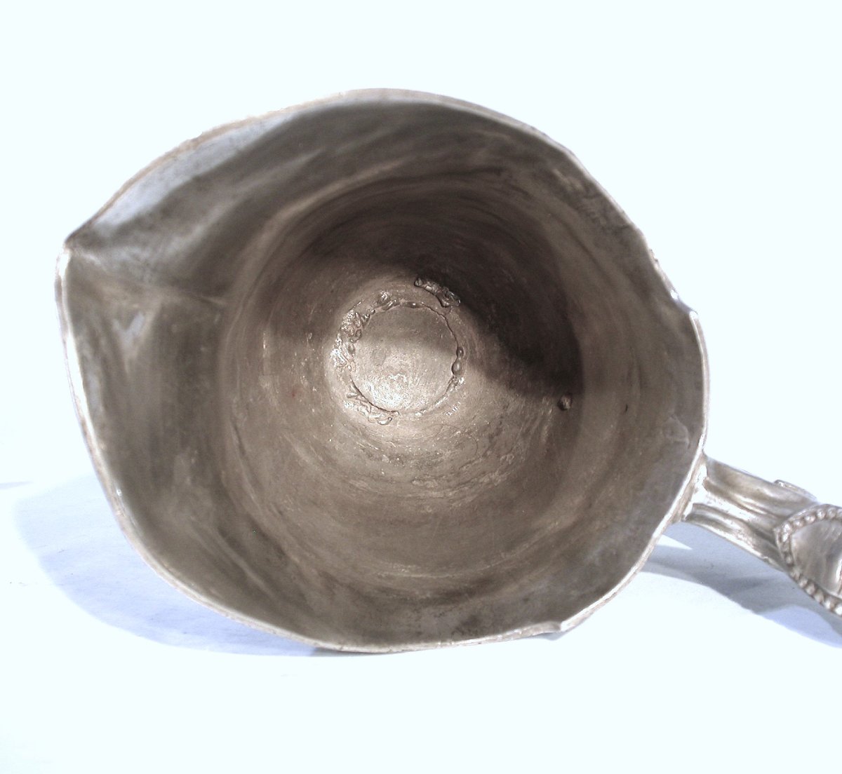 A Unique Pewter Pitcher From Saint-nicolas-de-port (lorraine), 18th Century-photo-7