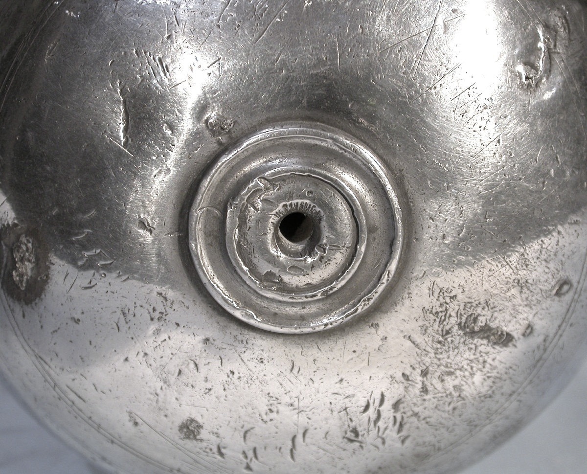 Pewter Water Flask - Balkans, 19th Century-photo-2