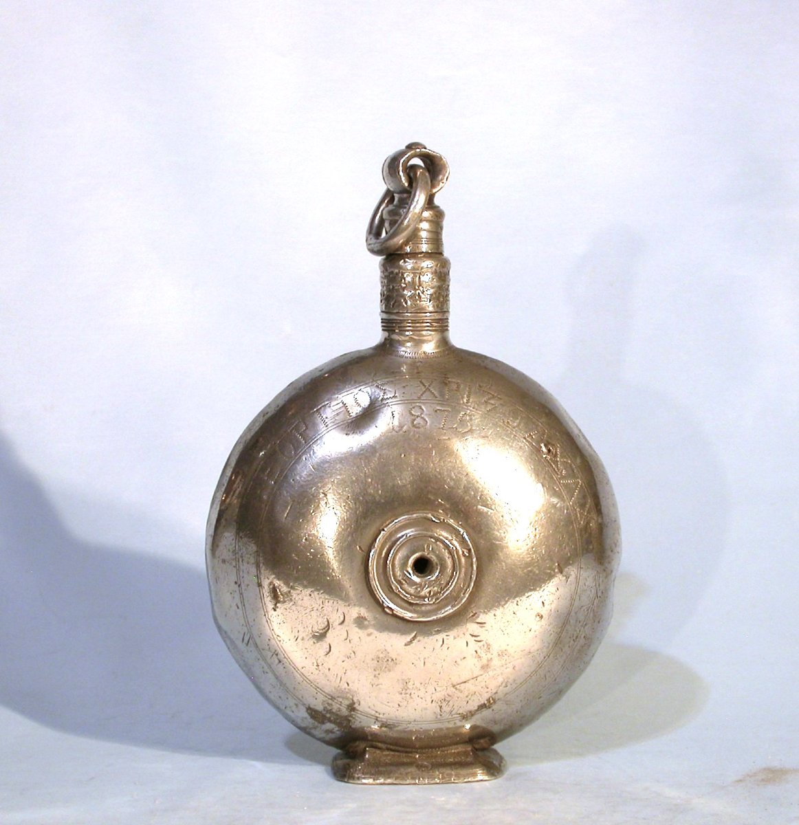 Pewter Water Flask - Balkans, 19th Century