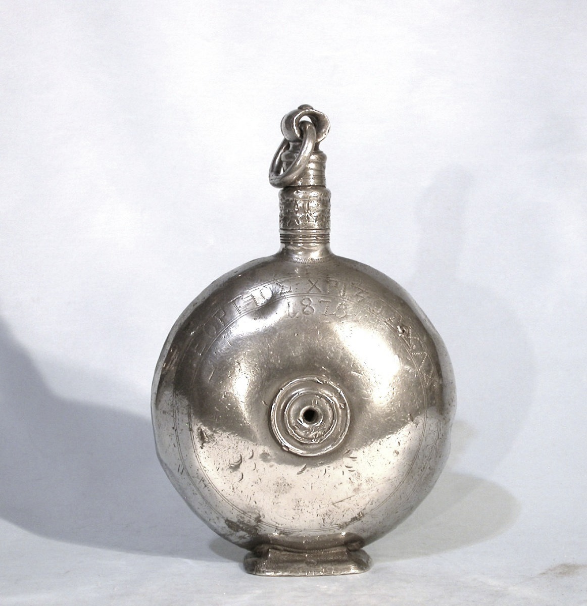 Pewter Water Flask - Balkans, 19th Century