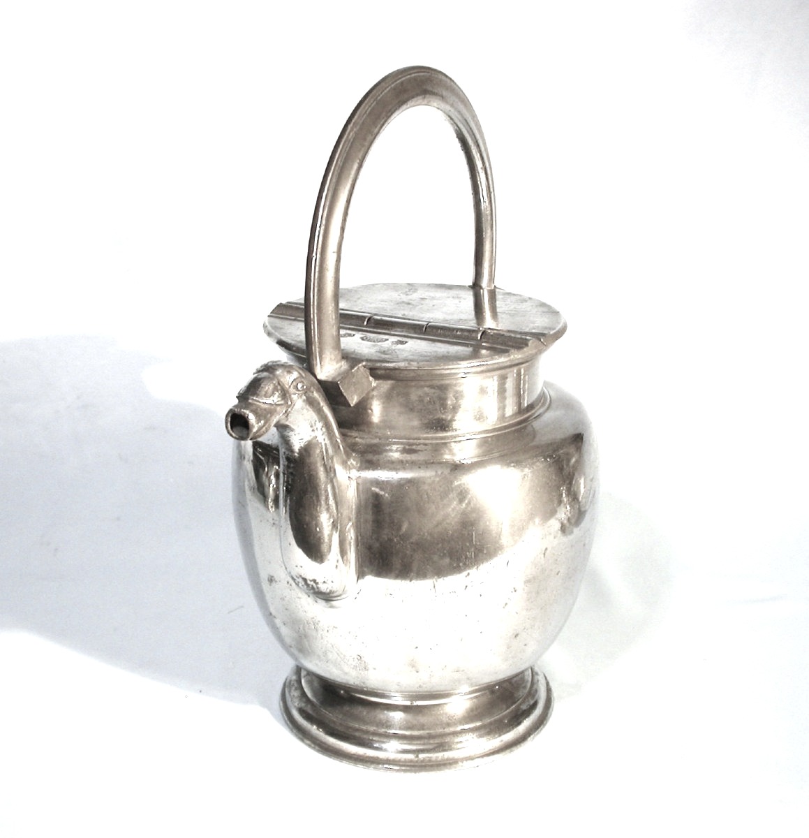 Pewter Milk Pitcher - Lyon, 19th Century-photo-1