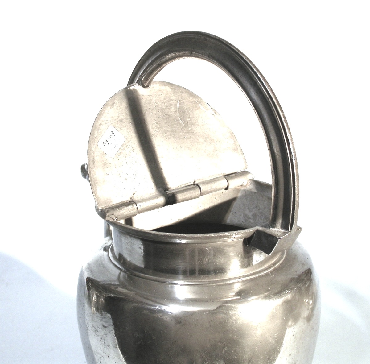Pewter Milk Pitcher - Lyon, 19th Century-photo-2