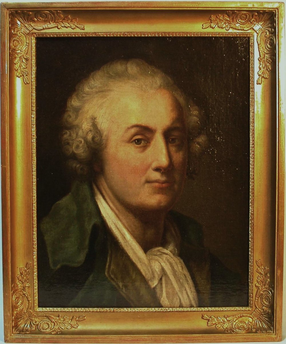PEINTURE - PORTRAIT DE JEAN-BAPTISTE GREUZE