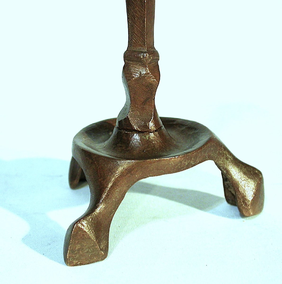 Pair Of Brass Candlesticks - France, Circa 1700-photo-2