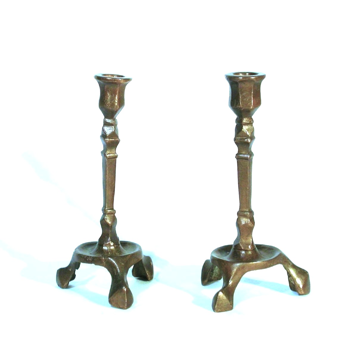Pair Of Brass Candlesticks - France, Circa 1700