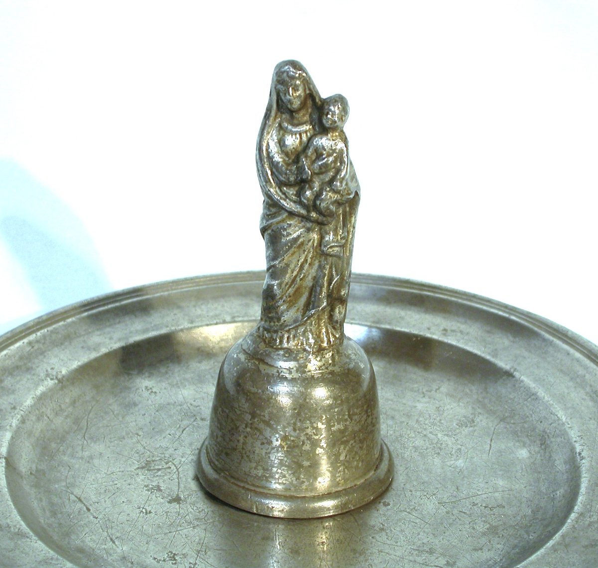 PLAT DE QUÊTE EN ETAIN  - LANGUEDOC OU ROUSSILLON, CIRCA 1800-photo-2